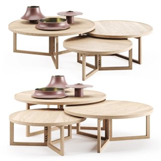 3D модель Spago Circle Tables для категории Мебель / Журнальные столики - превью