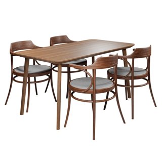 3D модель Wooden Dining Set для категории Мебель / Стол + стул - превью