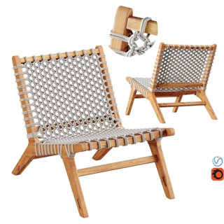 3D модель Nairobi Garden Armchair No4 для категории Мебель / Кресла - превью