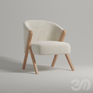 3D модель Дизайнерское кресло Aldo для категории Мебель / Кресла - превью