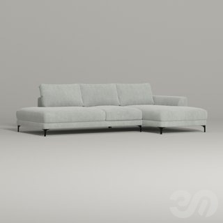 3D модель Угловой диван Industrial для категории Мебель / Диваны - превью