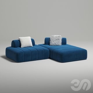 3D модель Модульный диван Vandeman для категории Мебель / Диваны - превью