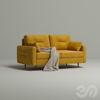 3D модель Диван Ladbi для категории Мебель / Диваны - превью