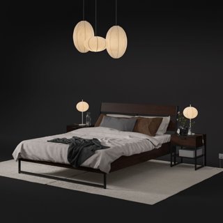 3D модель Ikea bed TRYSIL для категории Декор / Декоративные наборы - превью