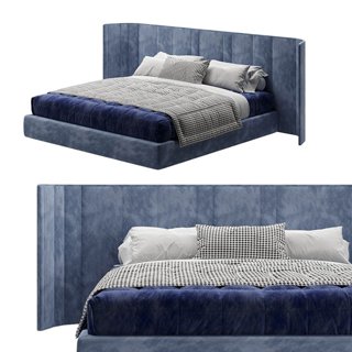 3D модель Bed 01 для категории Мебель / Кровати - превью