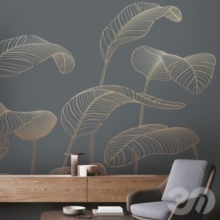 3D модель PINEGIN WALL & FRESCO | Панно Lines-PL002 для категории Текстуры / Стены, обои - превью