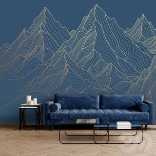 3D модель PINEGIN WALL & FRESCO | Панно Lines-PL009 для категории Текстуры / Стены, обои - превью