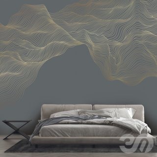 3D модель PINEGIN WALL & FRESCO | Панно Lines-PL010 для категории Текстуры / Стены, обои - превью