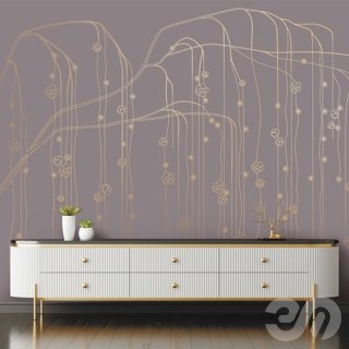 3D модель PINEGIN WALL & FRESCO | Панно Lines-PL020 для категории Текстуры / Стены, обои - превью