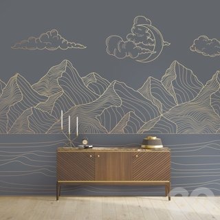 3D модель PINEGIN WALL & FRESCO | Панно Lines-PL026 для категории Текстуры / Стены, обои - превью