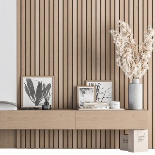 3D модель Hallway 09- Wood And White Set для категории Мебель / Прихожая - превью