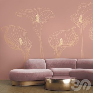 3D модель PINEGIN WALL & FRESCO | Панно Lines-PL062 для категории Текстуры / Стены, обои - превью