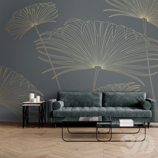 3D модель PINEGIN WALL & FRESCO | Панно Lines-PL064 для категории Текстуры / Стены, обои - превью