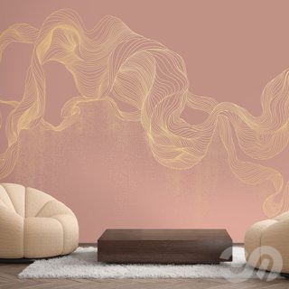 3D модель PINEGIN WALL & FRESCO | Панно Lines-PL082 для категории Текстуры / Стены, обои - превью