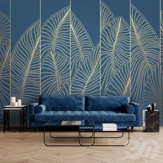 3D модель PINEGIN WALL & FRESCO | Панно Lines-PL092 для категории Текстуры / Стены, обои - превью