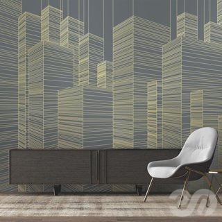 3D модель PINEGIN WALL & FRESCO | Панно Lines-PL098 для категории Текстуры / Стены, обои - превью