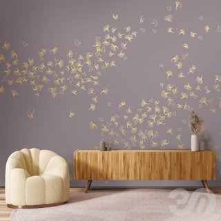 3D модель PINEGIN WALL & FRESCO | Панно Lines-PL099 для категории Текстуры / Стены, обои - превью