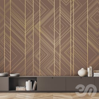 3D модель PINEGIN WALL & FRESCO | Панно Lines-PL107 для категории Текстуры / Стены, обои - превью