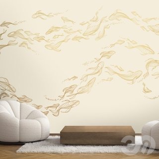 3D модель PINEGIN WALL & FRESCO | Панно Lines-PL108 для категории Текстуры / Стены, обои - превью