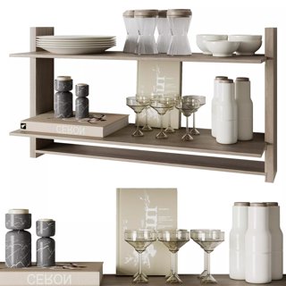 3D модель Kitchen decore 02 для категории Кухня / Разное, Мебель - превью
