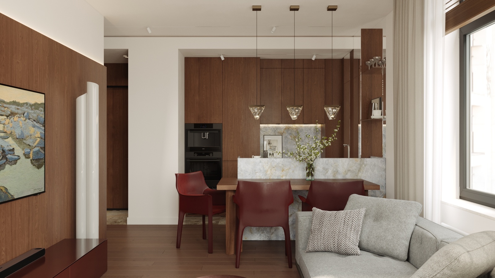 APARTMENTS ACHIEVEMENT - работа галереи 3dmetria в категории Дизайн интерьера
