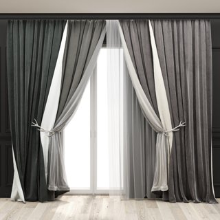 3D модель CURTAINS-524C для категории Другие модели / Шторы - превью