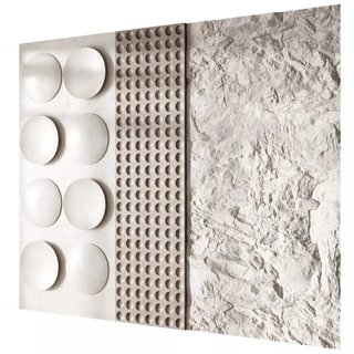 3D модель Headboard wall panel 10 для категории Декор / 3D панель - превью