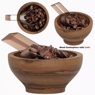 3D модель Wood Centerpiece with Coffe для категории Кухня / Еда и напитки - превью