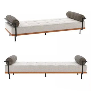 3D модель 1st Dibs Bespoke Double Daybed P Tendercool для категории Мебель / Другая мягкая мебель - превью