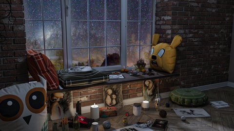 Творческий беспорядок - работа галереи 3dmetria в категории Предметная визуализация