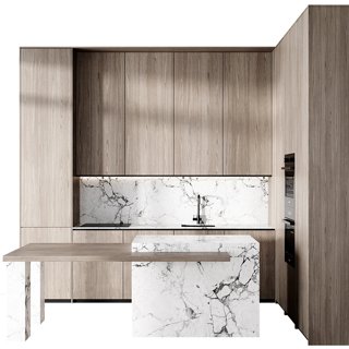 3D модель Kitchen 07 для категории Кухня / Кухни - превью