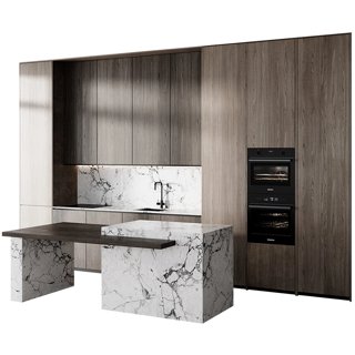 3D модель Kitchen 08 для категории Кухня / Кухни - превью