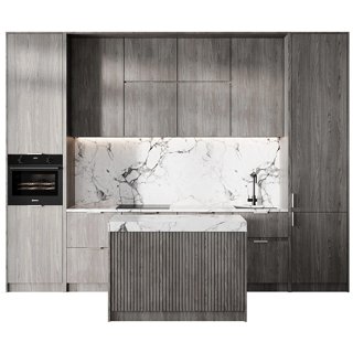 3D модель Kitchen Set 010 для категории Кухня / Кухни - превью