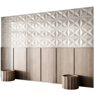3D модель Headboard Wall Panel 004 для категории Декор / 3D панель - превью