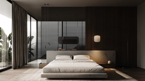 MASTER BEDROOM - работа галереи 3dmetria в категории Дизайн интерьера