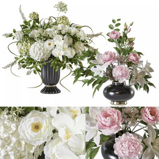 3D модель Flower Set 123 для категории Растения / Комнатные растения - превью