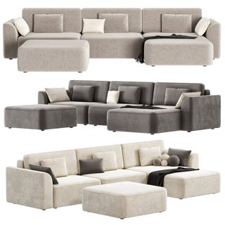 3D модель Corner Sofa Space-2, Спейс-2 Диван для категории Мебель / Диваны - превью