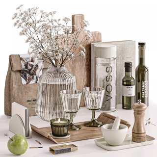 3D модель Kitchen Accessories 079 для категории Декор / Декоративные наборы - превью