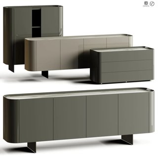 3D модель Bonaldo Arragan для категории Мебель / Консоли тумбочки - превью
