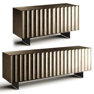 3D модель Bonaldo Dorian Premium Metal Sideboard для категории Мебель / Консоли тумбочки - превью