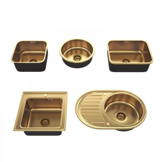 3D модель Kitchen Sink Gold для категории Кухня / Мойка - превью