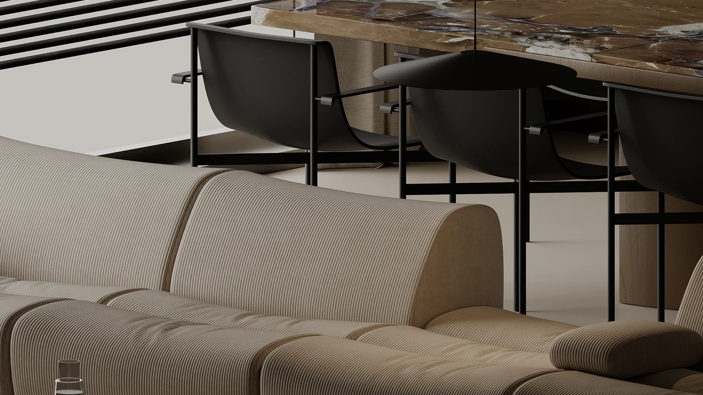 Living Room Design - работа галереи 3dmetria в категории Дизайн интерьера