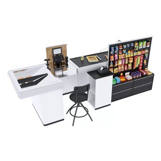 3D модель Supermarket Checkout Counter with Candy Display для категории Другие модели / Магазин - превью
