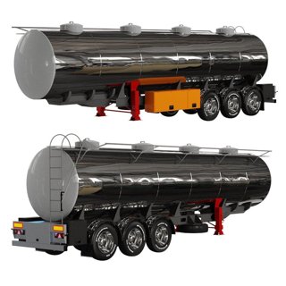 3D модель Gasoline Fuel Tanker для категории Другие модели / Транспорт - превью