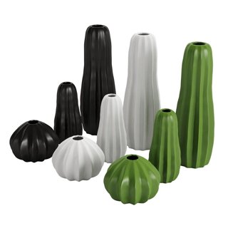 3D модель Stylized Ceramic Cactus Vases для категории Декор / Декоративные наборы - превью