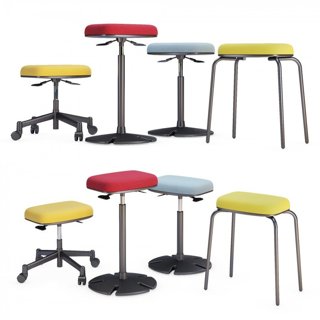 3D модель Steelcase - B - Free Sit Stand Collection для категории Мебель / Стулья - превью