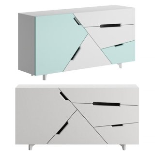 3D модель Tangram Sideboard для категории Мебель / Консоли тумбочки - превью