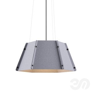 3D модель Акустический подвесной светильник Prism D600хH300мм для категории Освещение / Подвесные светильники - превью