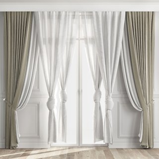 3D модель CURTAINS 512C для категории Другие модели / Шторы - превью