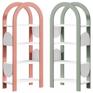 3D модель Devi Rack With Shelves Made Of MDF для категории Детская / Шкафы - превью